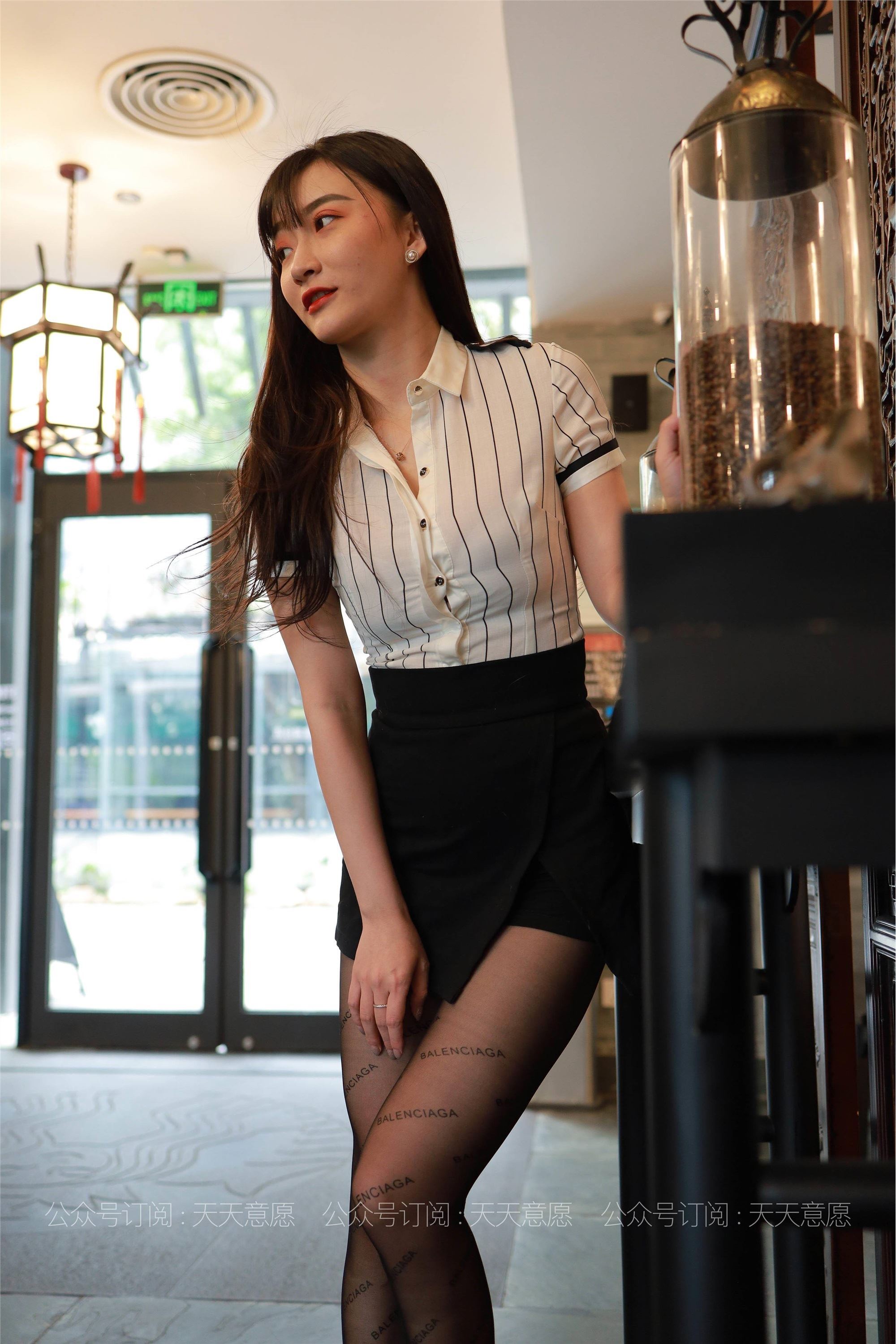 IESS异思趣向  2021.06.18 丝享家836：秋秋《字母黑丝》